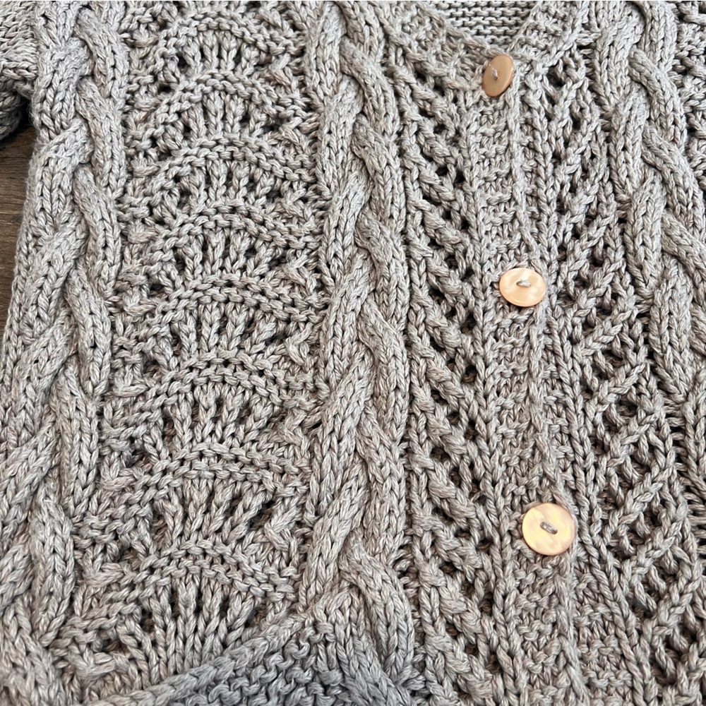 Yarnworks | Button Down Knitted Cardigan Sweater - Picture 4 of 8